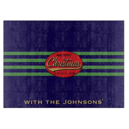 Planche À Découper Christmas Retro (Devant)