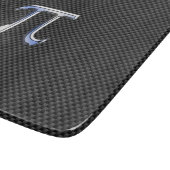 Planche À Découper Chrome argenté comme le symbole de pi sur la copie (Coin)