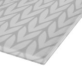 Planche À Découper Chrome Comme Blanc Knit Ribbon Sensibilisation Imp (Coin)