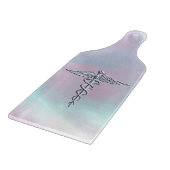 Planche À Découper Chrome Comme Caduceus Symbole Médicale Mère Pearl  (Coin)