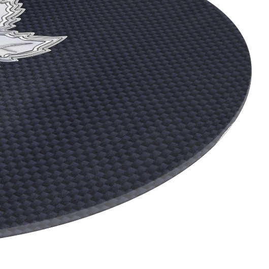 Planche À Découper Chrome comme feuille d'érable sur le style de fibr (Coin)