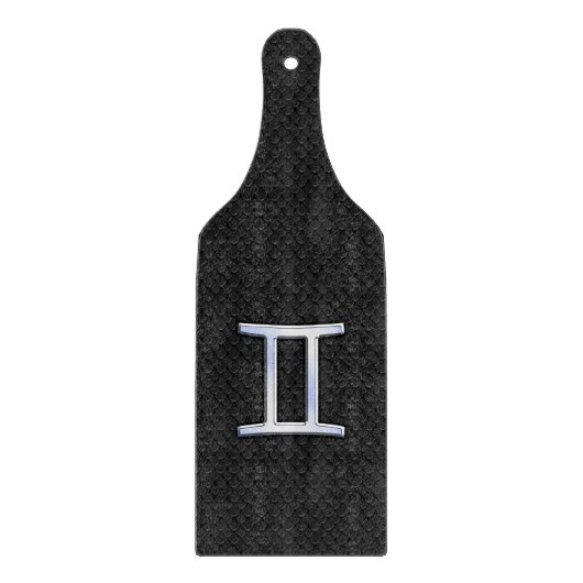 Planche À Découper Chrome comme Gemini signe Zodiac (Devant)