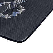 Planche À Découper Chrome comme le chardon d'écossais d'impression de (Coin)