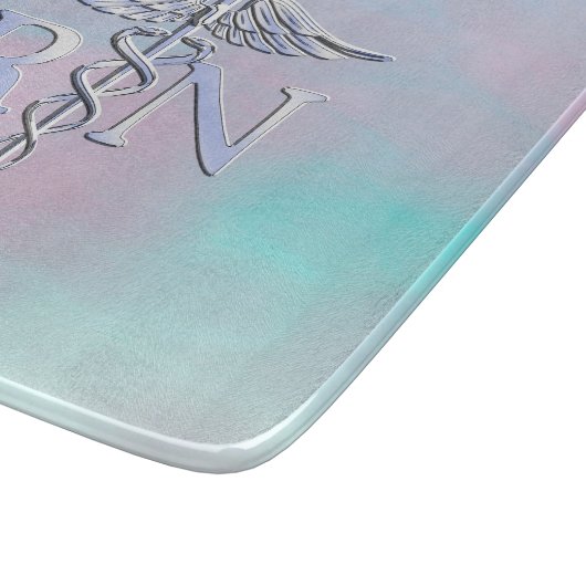 Planche À Découper Chrome Comme RN Caduceus Médicale Mère Pearl (Coin)