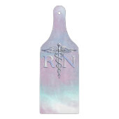 Planche À Découper Chrome Comme RN Caduceus Médicale Mère Pearl (Devant)