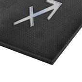 Planche À Découper Chrome Comme Sagittarius Zodiac Connexion Noir (Coin)