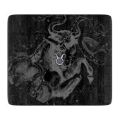 Planche À Découper Chromique Taurus Zodiac on Hevelius Black (Devant)