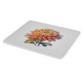 Planche À Découper Chrysanthème de la récolte d'or (Coin)
