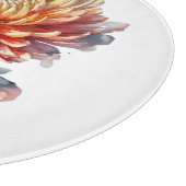 Planche À Découper Chrysanthème de la récolte d'or, sur mesure (Coin)