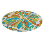 Planche À Découper Chrysanthemum Gras Coloré Floral (Coin)