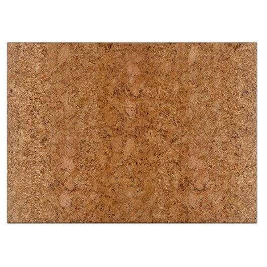 Planche À Découper Chunky naturel Cork Wood Grain Look (Devant)