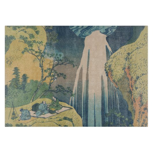 Planche À Découper Chutes d'Amida d'Hokusai Japon Cascade (Devant)