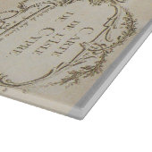 Planche À Découper Chypre île carte méditerranéenne vieux (Coin)