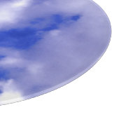 Planche À Découper Ciel bleu et nuages blancs (Coin)