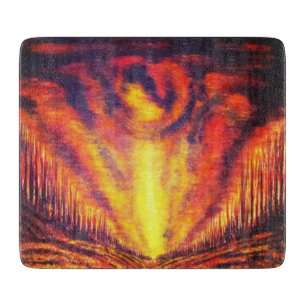 Planche À Découper Ciel brûlant