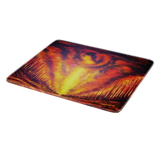 Planche À Découper Ciel brûlant (Coin)