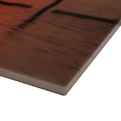 Planche À Découper Ciel rouge au matin (Coin)
