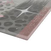 Planche À Découper Cils à Paillettes Roses (Coin)