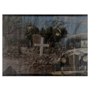 Planche À Découper Cimetière hanté à Tombstone