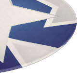 Planche À Découper Cinq étoiles blanches (Coin)