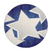 Planche À Découper Cinq étoiles blanches (Devant)