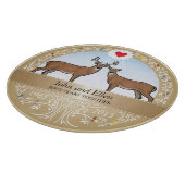 Planche À Découper Cinquantième anniversaire, mâle et daine de (Coin)