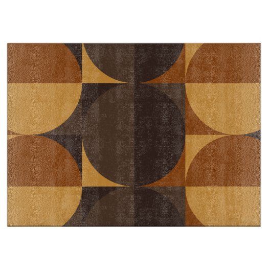 Planche À Découper Circles Brown (Devant)