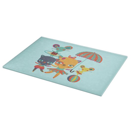 Planche À Découper Cirque Cuties (Coin)