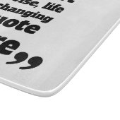 Planche À Découper Citation de la vie (Coin)