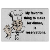 Planche À Découper Citation drôle de cuisine (Devant)