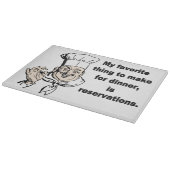 Planche À Découper Citation drôle de cuisine (Coin)