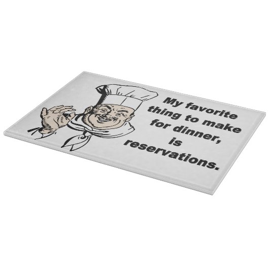 Planche À Découper Citation drôle de cuisine (Coin)