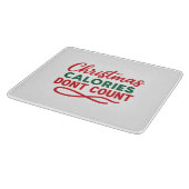 Planche À Découper Citation drôle de Noël régime (Coin)