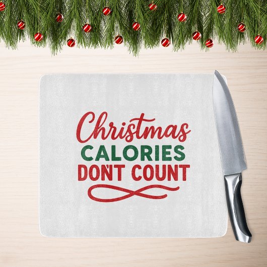 Planche À Découper Citation drôle de Noël régime