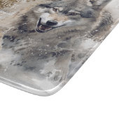 Planche À Découper Citation du Loup Sauvage (Coin)
