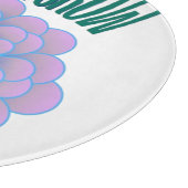 Planche À Découper Citation Florale Esthétique de Croissance et d'Écl (Coin)