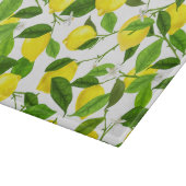 Planche À Découper Citron à l'aquarelle (Coin)