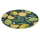 Planche À Découper Citron Abstrait : Art Moderne Sans Seamless. (Coin)