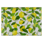 Planche À Découper Citron Aquarelle (Devant)