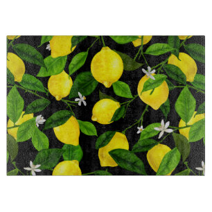 Planche À Découper Citron Aquarelle 2