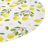 Planche À Découper Citron, Citrus jaune et vert (Coin)