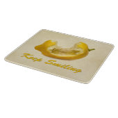 Planche À Découper Citron - Continuer à sourire (Coin)