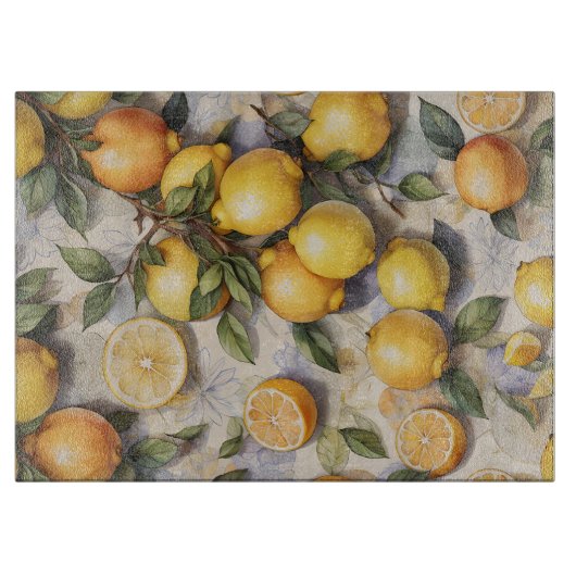 Planche À Découper Citron délicieux (Devant)