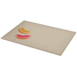 Planche à découper Citron Minimaliste Orange Pampl