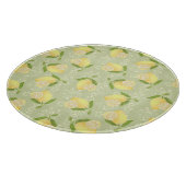 Planche À Découper Citron Motif Aimer Olive (Coin)
