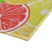 Planche À Découper Citron, orange, pamplemousse et tranches de citron (Coin)