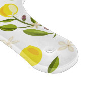 Planche À Découper Citron personnalisé, agrumes jaune et vert (Coin)