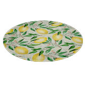 Planche À Découper citrons aquarelle, motif de fruits sans soudure. (Coin)