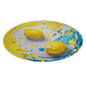Planche À Découper Citrons en splash (Coin)