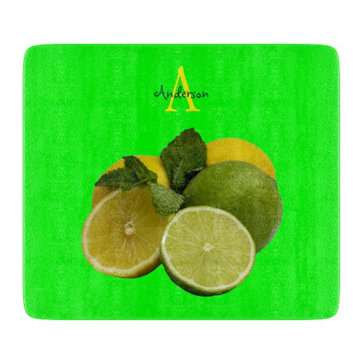 Planche À Découper Citrons et Limes (Devant)